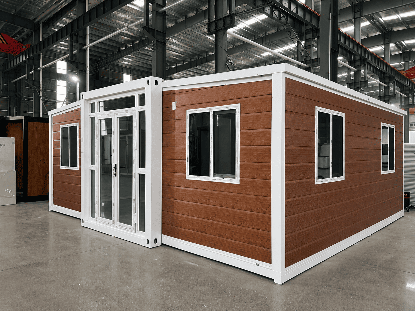 Casa Box 20 l&aacute;b bőv&iacute;thető kont&eacute;nerh&aacute;z | Klasszikus fa &uuml;d&uuml;lőh&aacute;z